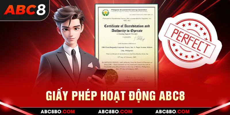 Giấp Phép Hoạt Động ABC8